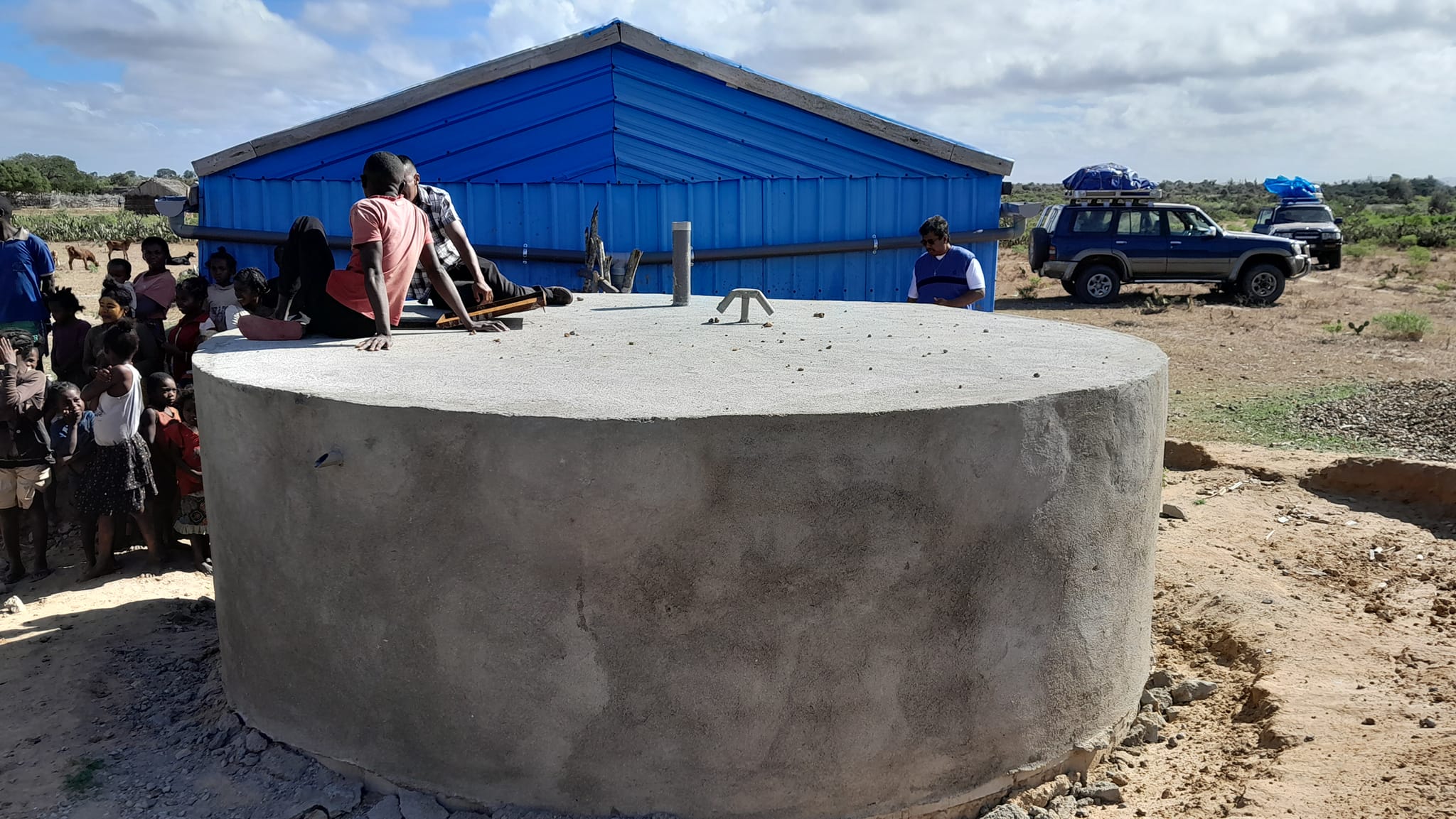[포토] 남부 마다가스카르 안킬리마나라, 빗물저장탱크로 가뭄 해결 기여에 기대