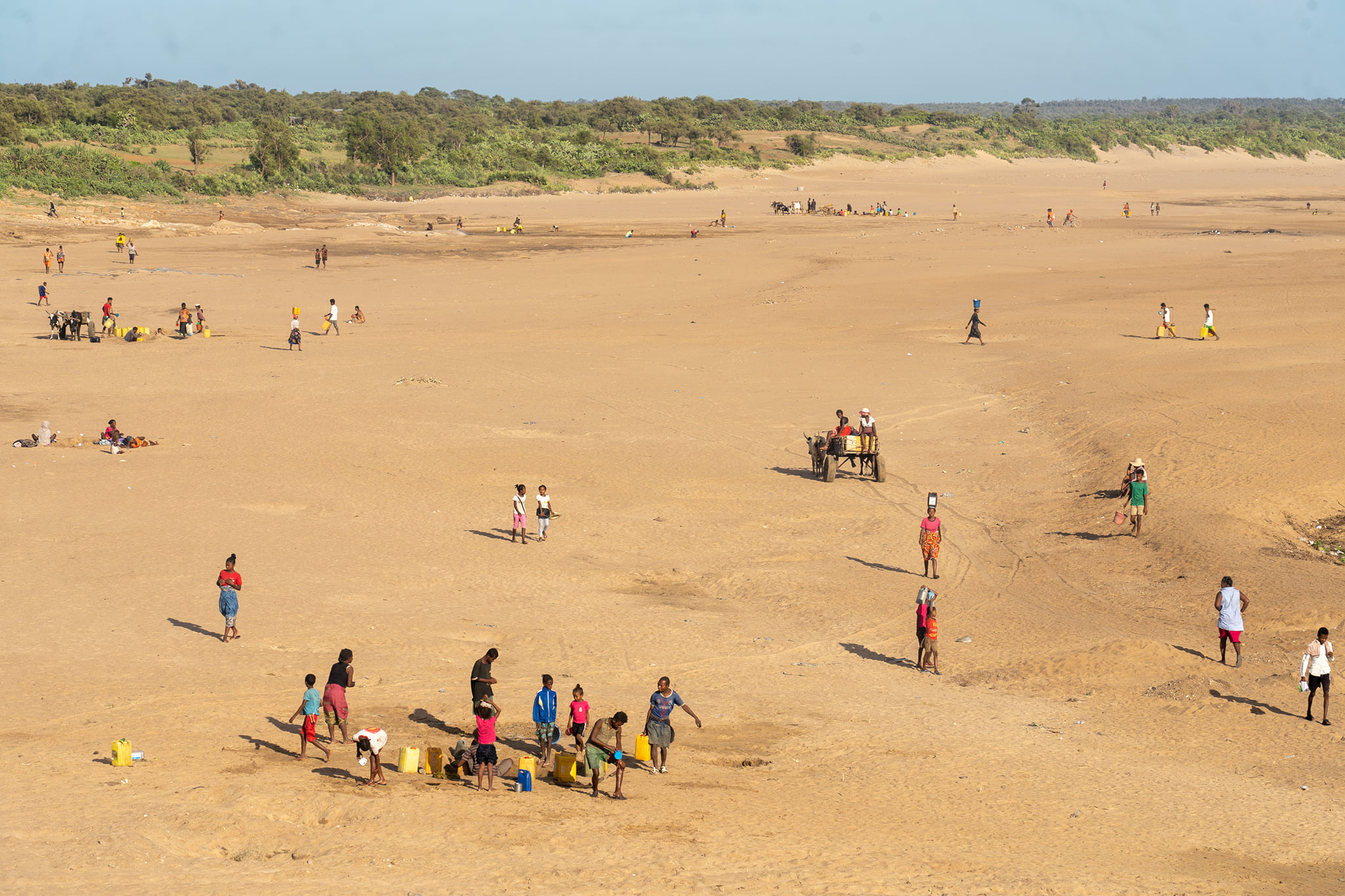 [포토]마다가스카르, 최악의 가뭄으로 흔적도 없어진 마남부부 강