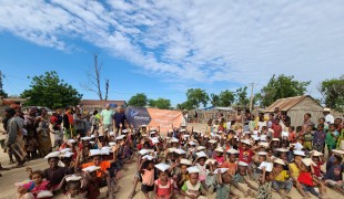 [포토]마다가스카르, 남부 아동 영양식 나눔 현장